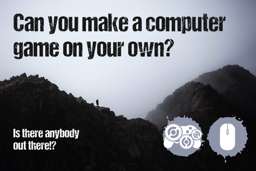 Can you make a video game by yourself?