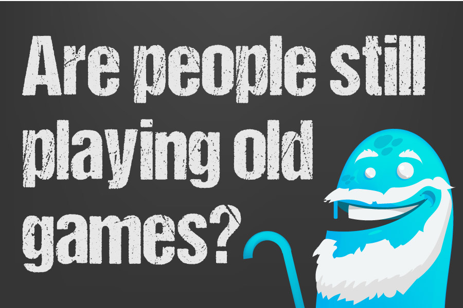 What made old computer games so popular old gamers!