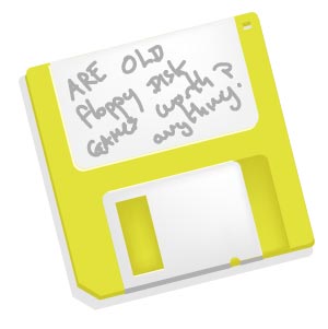 Are floppy disk games worth anything graphic!